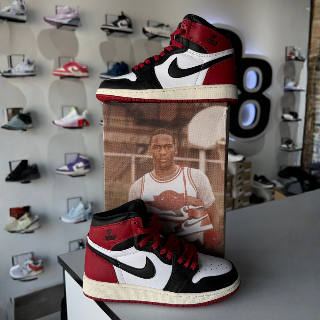 AIR JORDAN 1 HIGH OG "BLACK TOE REIMAGINED"